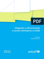 Ulaganje U Rano Obrazovanje