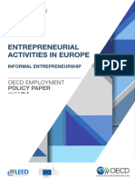 OCDE Informal Economy and Informal Entrepreneurs in Europe Julio 2015