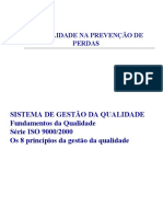 Ciclo do controle de perdas PDCA