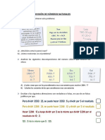 1° Año -  Matemática - Trabajo 9