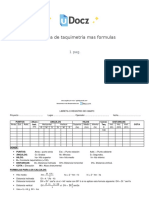 Planilla de Taquimetria Mas Formulas 1 Downloable