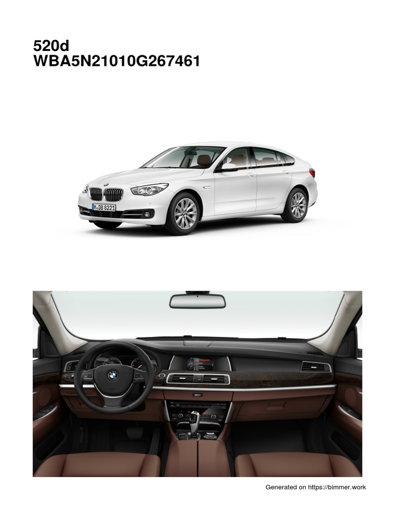 2016 BMW 520d Overview and Specs | PDF | Vehicles | Land Vehicles