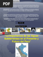 La Importancia de Las Aguas Subterráneas en El Presente y Futuro Del Perú. Por Ing - Percy Sulca-INGEMMET