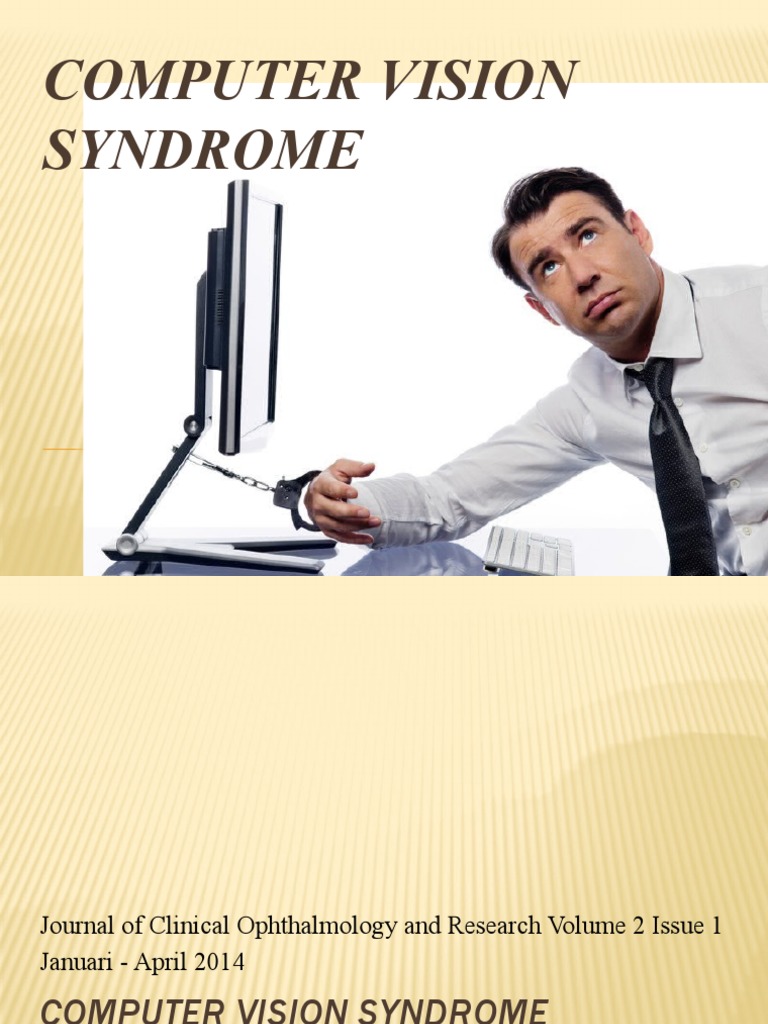 Computer Vision Syndrome Presentasi | PDF