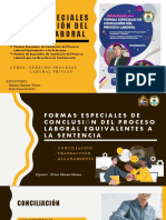 Formas Especiales de conclusión del proceso laboral - DIAPOSITIVAS