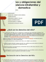 Derechos y Obligaciones Del Niño Violencia Intrafamiliar y