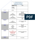 Chorwochenplan 01.11