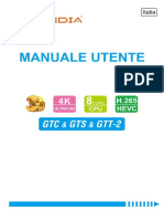 Gtmedia Gtc+Gts+Gtt2 User'S - Manual-Italiano