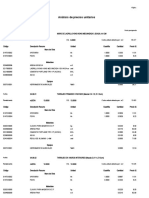 Análisis de precios unitarios de elementos constructivos