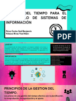 Gestion Del Tiempo para El Desarrollo de Sistemas de Informacion