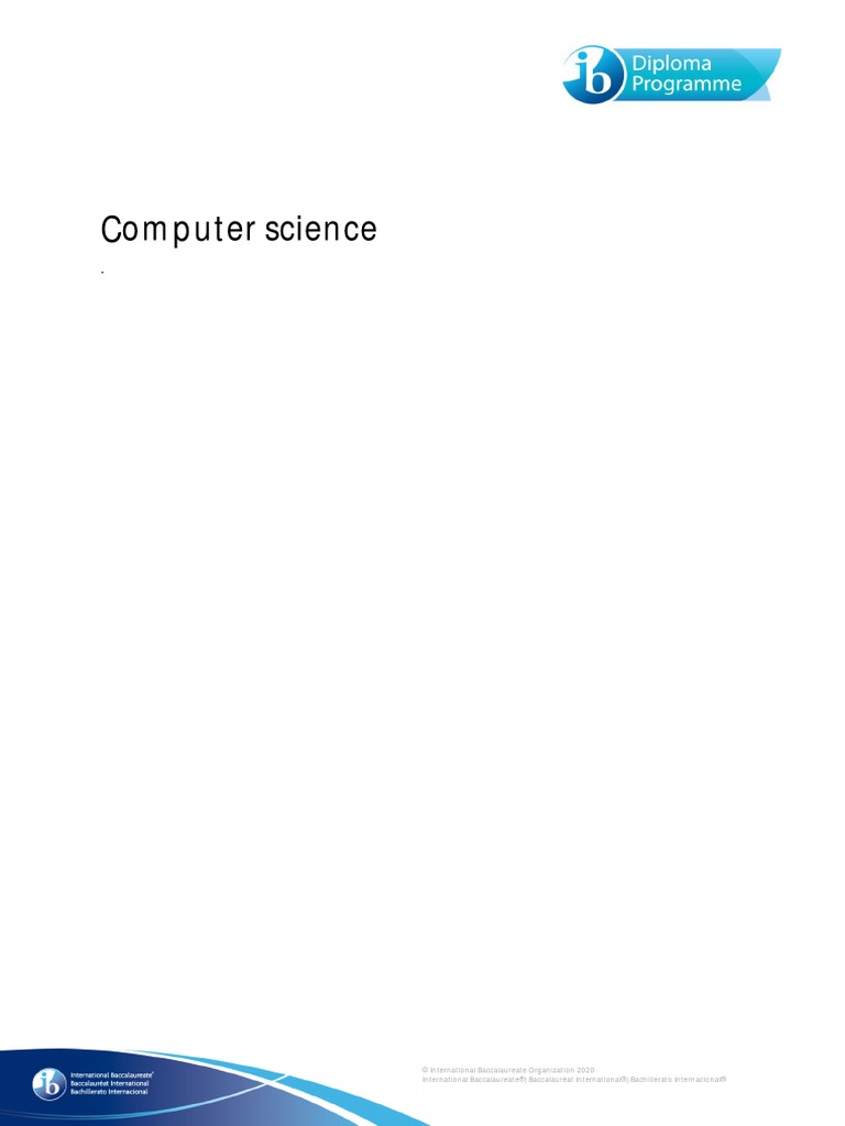Computer Science IB IA | PDF | Computer File | Websites