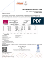 Direccion General de Procesos de Nomina: Asunto: Constancia de Comprobante de Pago