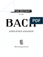 [Free Scores.com] Bach Johann Sebastian Passion Selon Saint Jean Johannespassion Vocal Scores Leipzig Breitkopf Hartel 480 1882 63677