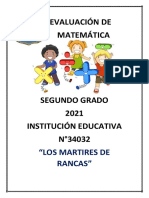 Evaluacion Bimestral de Matematica PDF
