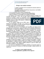 Las Principales Características de Los Hogares:: El Hogar Como Entidad Económica