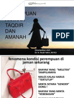 Perempuan Antara Takdir Dan Amanah