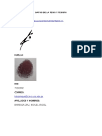 Datos de La Tesis y Tesista
