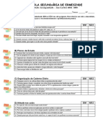 Questionário de Tecnicas e Habitos de Estudo