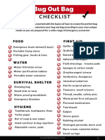 The Ultimate Bug Out Bag Checklist BOB