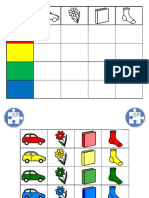 4 Colours 4 Objects Sorting Task