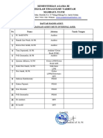 Daftar Hadir Rapat