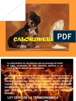 Calorimetría y transferencia del calor