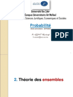 Probabilité: Université Ibn Zohr Campus Universitaire Ait Melloul