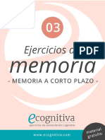 03 Ejercicios Memoria Corto Plazo Ecognitiva