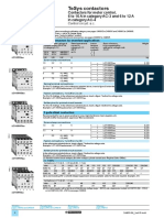 Tesys Contactors: References