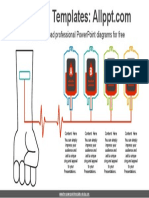 Blood Donation Concept PowerPoint Diagram