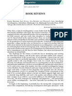 Book Reviews: Sociolinguistics. 2nd Edition. Edinburgh, U.K.: Edinburgh University Press. 2009
