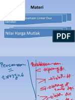 Sistem Pertidaksamaan Linear Dua Variabel