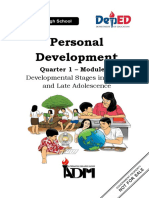 Personal Development: Quarter 1 - Module 3