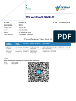 Kartu Vaksinasi Covid-19: Riwayat Pemberian Vaksin Covid-19