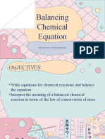 Lesson 7 Balancing Chemical Equation