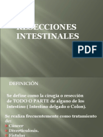 RESECCIONES INTESTINALES Explicación