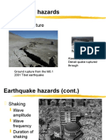 Earthquake Hazards: Ground Rupture