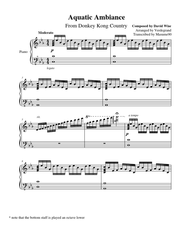 Aquatic Ambience Piano | PDF | Compositions musicales | Des sports