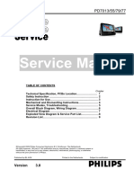 Service Manual: DVD Portable PD7013/55/79/77
