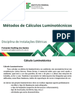 AULA 02 - Métodos de Cálculos Luminotécnicos