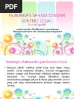 Download Hubungan Bahasa Dengan Konteks Sosial by Siti Hamidah SN53707332 doc pdf