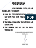 PENGUMUMAN Idul