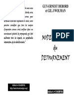 Mode D Emploi Du Detournement