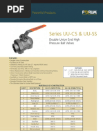 Quadrant Ball Valve Brochure