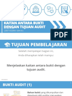 Kaitan Antara Bukti Dengan Tujuan Audit