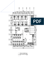 A B C D E F: 4Th Floor Plan