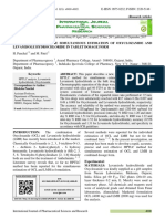 HPTLC Method For The Simultaneous Estimation of Oxyclozanide and Levamisole Hydrochloride in Tablet Dosage Form