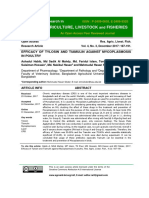 Efficacy of Tylosin and Tiamulin Against Mycoplasm