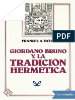Frances Yates - Giordano Bruno y La Tradición Hermética