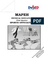 Mapeh: Sports Officiating